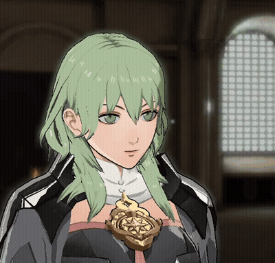 A Girl With Green Hair Is Wearing A Black Jacket GIF