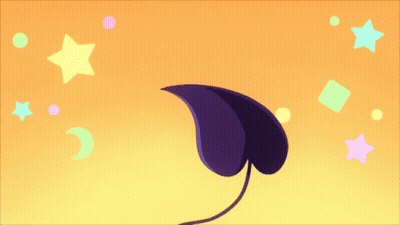 A Girl With Horns And A Tail Is Standing In Front Of Lockers GIF