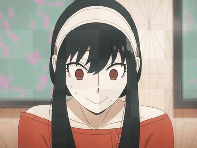 A Girl With Long Black Hair Has A Headband On Her Head GIF