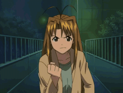 A Girl With Long Brown Hair Is Making A Funny Face With Her Mouth Open GIF