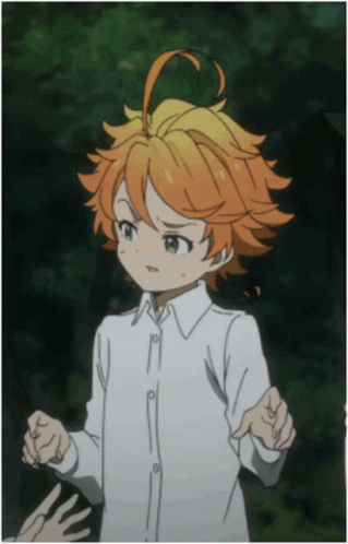 A Girl With Orange Hair And A White Shirt GIF