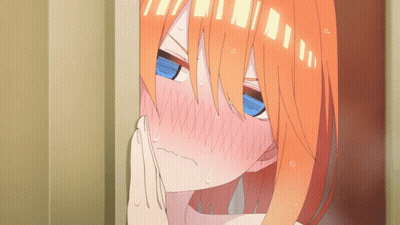 A Girl With Orange Hair And Blue Eyes Covering Her Mouth GIF