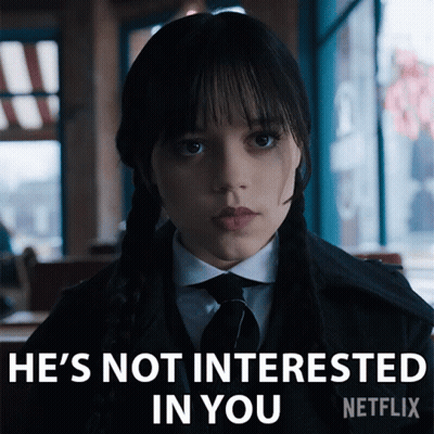 A Girl With Pigtails And A Tie Says He 'S Not Interested In You Netflix GIF