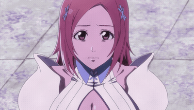 A Girl With Pink Hair And A White Shirt Has A Surprised Expression On Her Face GIF