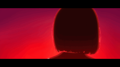 A Girl With Red Eyes And The Words " I Need To Make Him Pay " Next To Her GIF