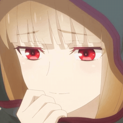 A Girl With Red Eyes Is Wearing A Hoodie GIF