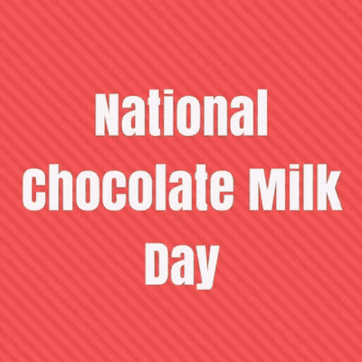 A Glass Of Chocolate Milk Is Being Poured Into Two Other Glasses GIF