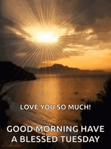 A Good Morning Have A Blessed Tuesday Greeting Card GIF