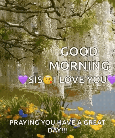 A Good Morning Sis I Love You Praying You Have A Great Day . GIF