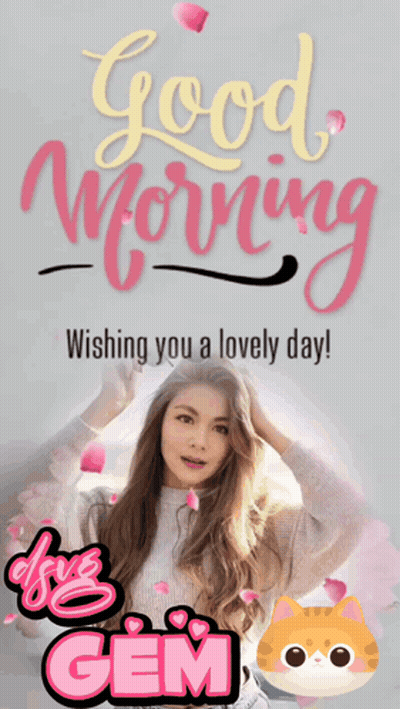 A Good Morning Wishing You A Lovely Day Poster GIF