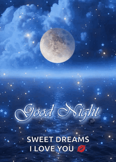 A Good Night Sweet Dreams I Love You Message GIF