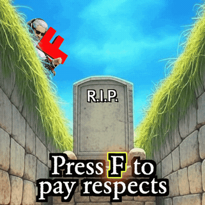 A Gravestone With R.i.p. On It GIF