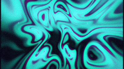 A Green And Purple Abstract Background With A Swirling Pattern . GIF