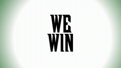 A Green And White Background With The Number 1 In The Center GIF