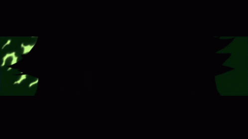 A Green And Yellow Background With A White Light Coming Out Of It GIF