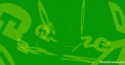 A Green Background With The Words Good Morning Written In Yellow GIF