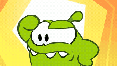 A Green Cartoon Character Is Covering His Face With His Hands GIF