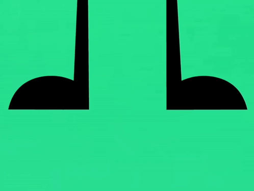A Green Cartoon Character With Black Arms And Legs Is Standing On A Green Background GIF