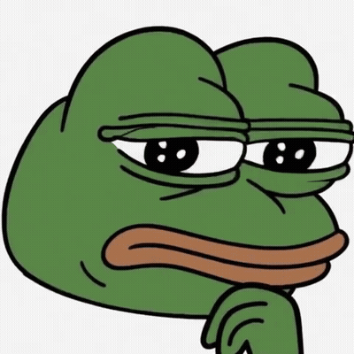 A Green Frog With Big Eyes And A Brown Nose GIF