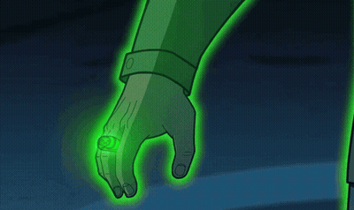 A Green Lightning Bolt Is Coming Out Of A Person 'S Mouth GIF