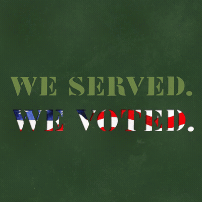 A Green Sign That Says " Ewii We Served " GIF