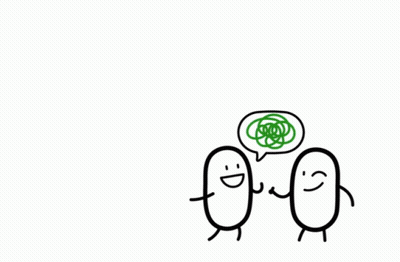 A Green Speech Bubble With The Words Good Idea Written Inside GIF