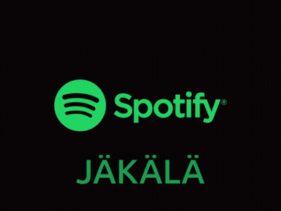 A Green Spotify Logo With The Word Jakala Underneath GIF