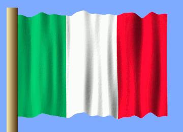 A Green White And Red Flag With A Blue Background GIF