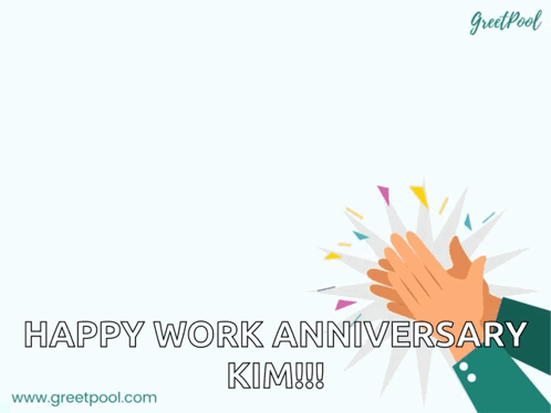 A Greeting Card For A Happy Work Anniversary Kim GIF
