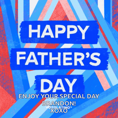 A Greeting Card For Father 'S Day That Says Happy Father 'S Day GIF