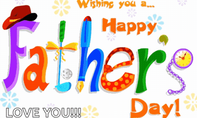 A Greeting Card For Father 'S Day Wishing You A Happy Father 'S Day GIF