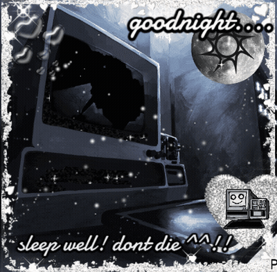 A Greeting Card That Says Goodnight And Sleep Well GIF