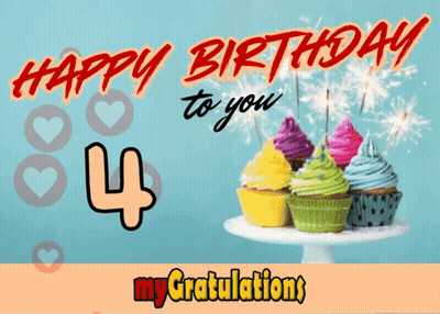 A Greeting Card That Says Happy Birthday To You GIF