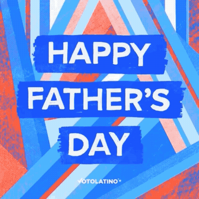 A Greeting Card That Says Happy Father 'S Day In White Letters GIF
