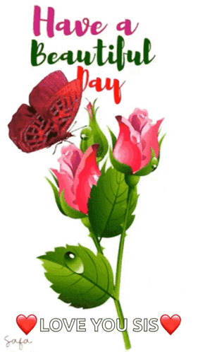 A Greeting Card That Says Have A Beautiful Day GIF