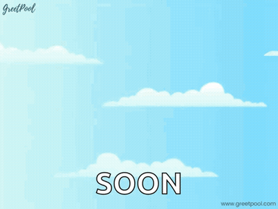 A Greeting Card That Says It 'S Time For New Adventures Soon GIF