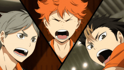A Group Of Anime Characters With Their Mouths Open And Angry GIF