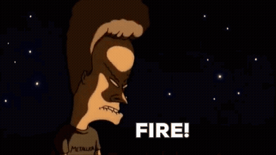 A Group Of Cartoon Characters Are Sitting Around A Campfire And Talking . GIF