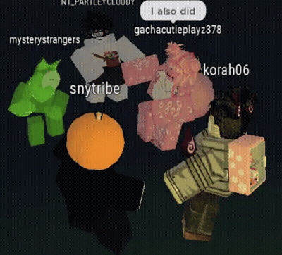 A Group Of Cartoon Characters Are Standing Next To Each Other In A Room . GIF