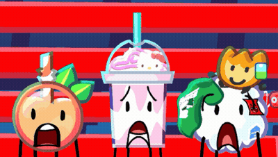 A Group Of Cartoon Characters Are Standing Next To Each Other GIF