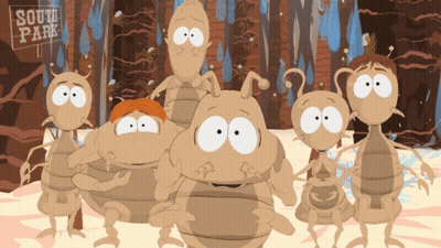 A Group Of Cartoon Characters From South Park GIF