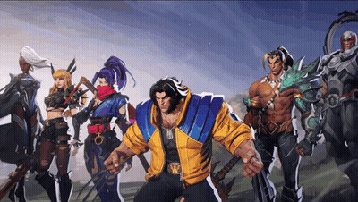 A Group Of Cartoon Characters Including A Man In A Yellow Jacket With The Letter W On It GIF