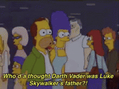 A Group Of Cartoon Characters Including Homer Simpson And Marge Simpson Are Standing Next To Each Other GIF