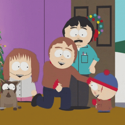 A Group Of Cartoon Characters Including Stan And Randy GIF