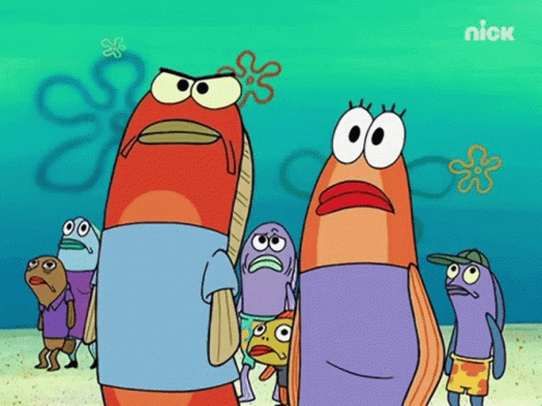 A Group Of Cartoon Characters Standing Next To Each Other With A Nick Logo On The Bottom GIF