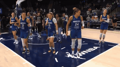 A Group Of Female Basketball Players From Minnesota GIF