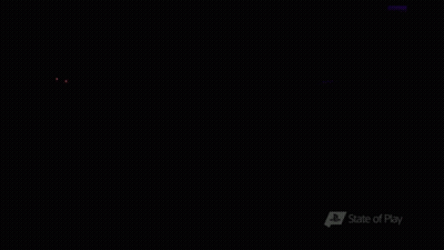 A Group Of Five Nights At Freddy 'S Characters Are Standing Next To Each Other In A Dark Room . GIF