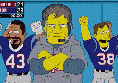 A Group Of Football Players Wearing Jerseys With The Number 43 And 38 GIF
