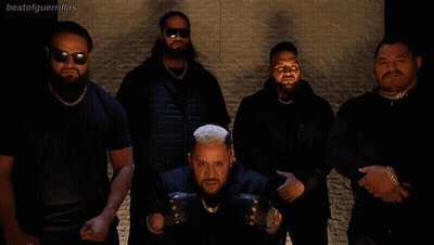 A Group Of Men Are Posing For A Photo And The Caption Says Bestofguerrillas GIF