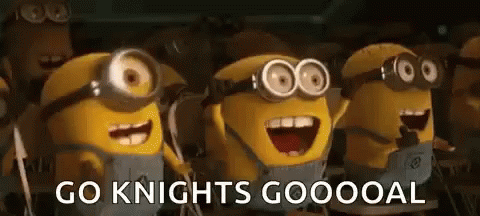 A Group Of Minions From The Movie Despicable Me Are Standing Next To Each Other And Laughing . GIF